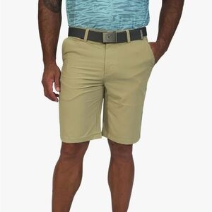 BOOYAA Birdie Breather Golf Shorts Men Khaki. Size 34 | Brand New